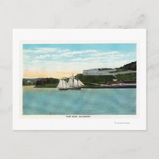フォートノックスのウォーターフロントビュー ポストカード (正面)