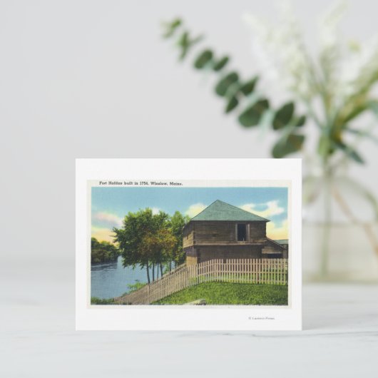 フォートハリファックスの外観 ポストカード (スタンド正面)