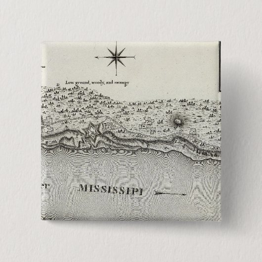 フォートバトンルージュの計画 缶バッジ (正面)