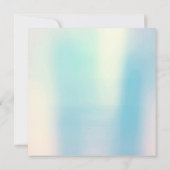 フォートバースデーパーティーマザーパールメタリック 招待状 (裏面)