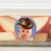 フォートパーソナライズされた顔シールパーティーカウボーイ顔 ラベル (貼付)