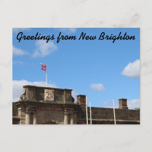 「フォートパーチロック」はがき ポストカード (正面)