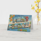 フォートピアシング挨拶 カード (黄色い花)