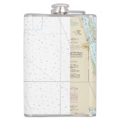 フォートピアシングFL緯度航海の度表 フラスク (裏面)