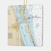 フォートピアスフォリダ図 セラミックオーナメント (左)