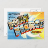 フォートピアスフロリダ ポストカード (正面/裏面)