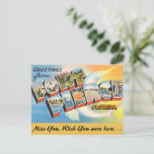 フォートピアースからの挨拶 ポストカード (スタンド正面)