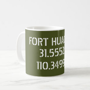 フォートフアチュカ緯度経度 コーヒーマグカップ