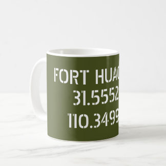 フォートフアチュカ緯度 コーヒーマグカップ