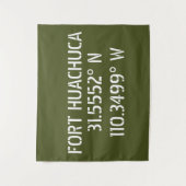 フォートフアチュカ緯度 タペストリー (正面)