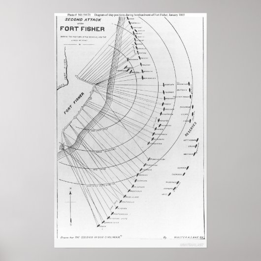 フォートフィッシャーの戦い ポスター (正面)