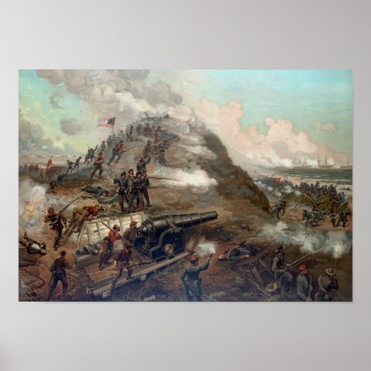 フォートフィッシャーの捕獲 ポスター (正面)