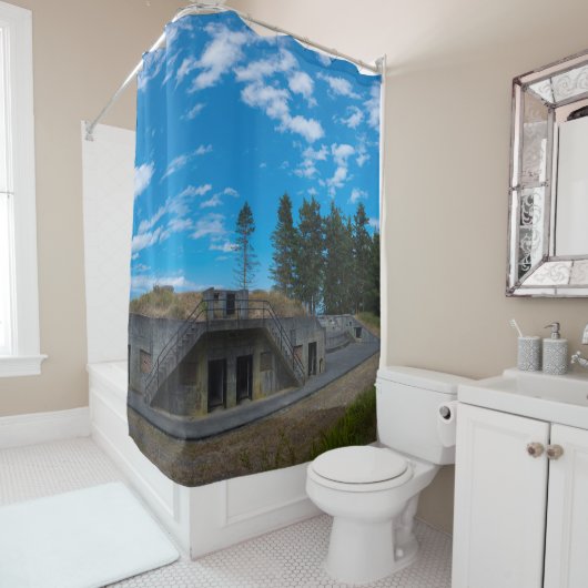 フォートフラグラーバッテリーカーウェル シャワーカーテン (インサイチュ)