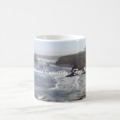 フォートブラッグカリフォルニア海岸線 コーヒーマグカップ (中央)