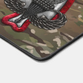 フォートブラッグ迷彩柄デスクマット デスクマット (コーナー)