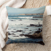フォートブラッグ、カリフォルニアの海岸線…..... クッション (ブランケット)