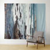 フォートブラッグ、カリフォルニアの海岸線…..... タペストリー (インサイチュ(横))