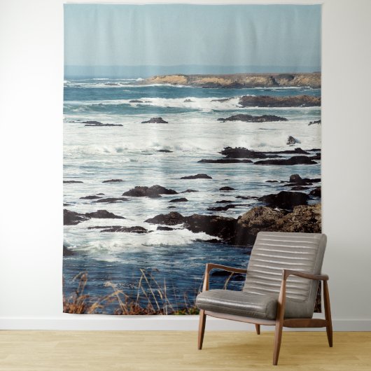 フォートブラッグ、カリフォルニアの海岸線…..... タペストリー (インサイチュ)