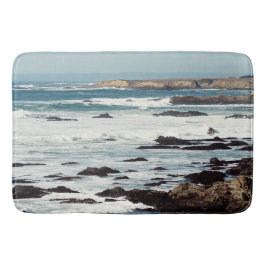 フォートブラッグ、カリフォルニアの海岸線…..... バスマット