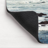 フォートブラッグ、カリフォルニアの海岸線…..... マウスパッド (コーナー)