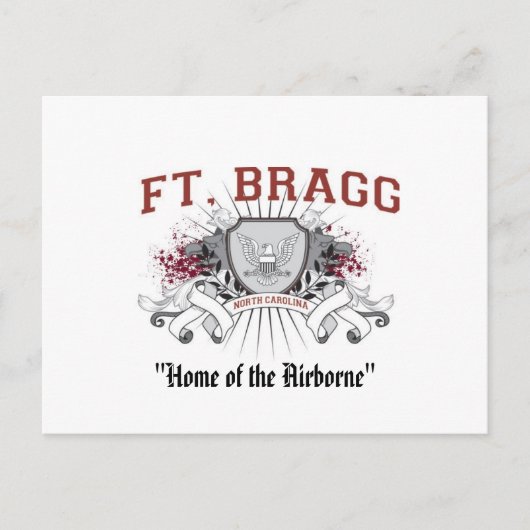 フォートブラッグ「機上空の家」ポストカード ポストカード (正面)