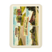 フォートブラッグ# 2ノースカロライナNCヴィンテージ土産 –  マグネット (縦)