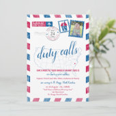 フォートブラッグ、NC軍隊移動発表 招待状 (スタンド正面)