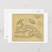 フォートヘンリーの戦い – 南北戦争パノラママップ ポストカード (正面/裏面)