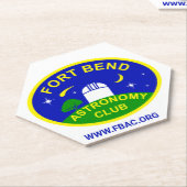 フォートベンド天文学クラブ紙コースター – 6のセット ペーパーコースター (アングル)