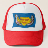 フォートペックアシニボイン国旗の帽子 キャップ (正面)