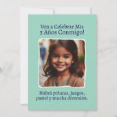 フォートペルソナリダミサ5アニョスクンプレニョスシンコ 招待状 (正面)