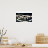 フォートボーンズボローケンタッキー歴史砦の図 ポスター (キッチン)