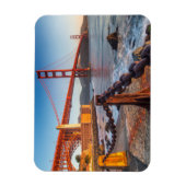 フォートポイントからのゴールデンゲートブリッジ マグネット (縦)