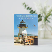 フォートポイントライトハウスカリフォルニアポストカード ポストカード (スタンド正面)