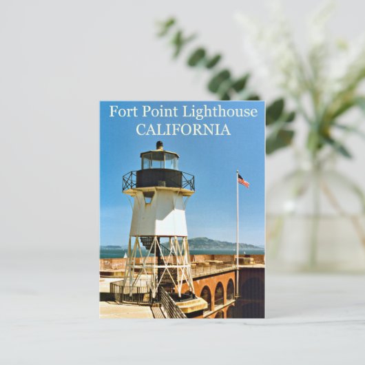 フォートポイントライトハウスカリフォルニアポストカード ポストカード (スタンド正面)