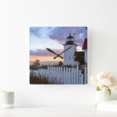 フォートポイントライトハウスメインスクエアクロック スクエア壁時計 (ホーム)