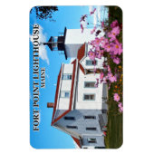 フォートポイントライトハウスメインフレキシマグネット マグネット (縦)