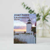 フォートポイントライトハウスメインポストカード ポストカード (スタンド正面)