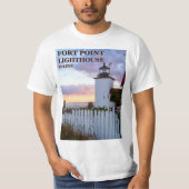 フォートポイントライトハウスメインTシャツ Tシャツ (正面)