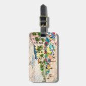 フォートマイヤーのビーチラゲッジタグ ラゲッジタグ (正面縦)