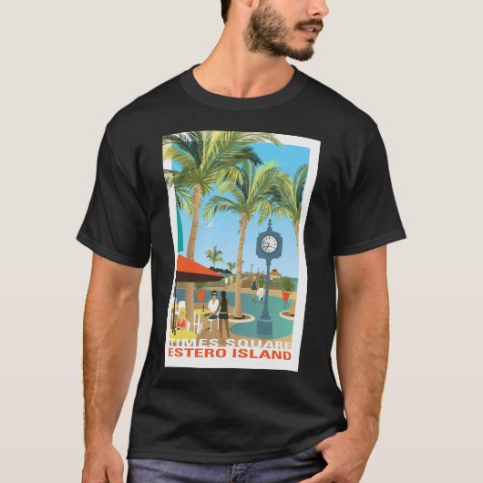 フォートマイヤーズビーチピア(タイムズスクエアエステロ Tシャツ (正面)