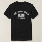 フォートマイヤーズビーチFLフロリダジムスタイル動揺してW Tシャツ (デザイン正面)