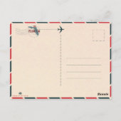 フォートマイヤーズフロリダパームツリービーチヴィンテージ1950s ポストカード (裏面)