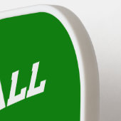 フォートマイヤーズフロリダUSグリーンアンドホワイトカスタム ピックルボールラケット (左詳細)