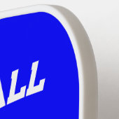 フォートマイヤーズフロリダUSブルーとホワイトカスタム ピックルボールラケット (左詳細)