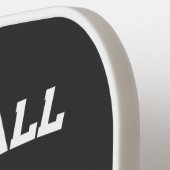 フォートマイヤーズフロリダUS白黒カスタム ピックルボールラケット (左詳細)