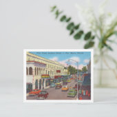 フォートマイヤーズ、フロリダのヴィンテージシーンの最初の通り ポストカード (スタンド正面)