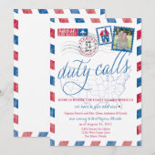 フォートマイヤーズ フロリダ州 軍事移動 航空便 案内状 (正面/裏面)