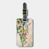 フォートマイヤービーチ絵画ズ  ラゲッジタグ (正面縦)