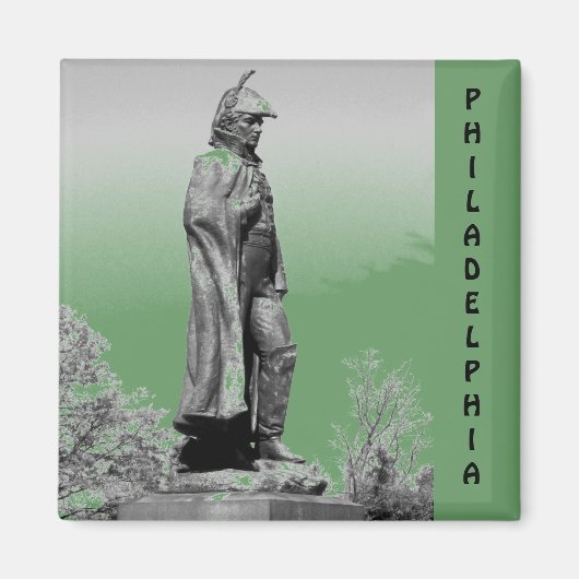 フォートマクヘンリー像B+W マグネット (正面)